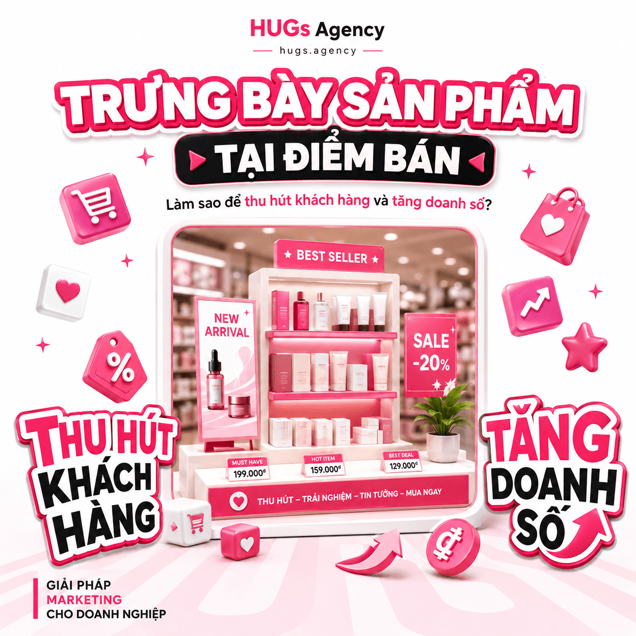 Trưng bày sản phẩm tại điểm bán: Làm sao để thu hút khách hàng và tăng doanh số?