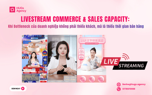 Livestream Commerce & Sales Capacity: Khi Bottleneck của doanh nghiệp không phải thiếu khách, mà là thiếu thời gian bán hàng